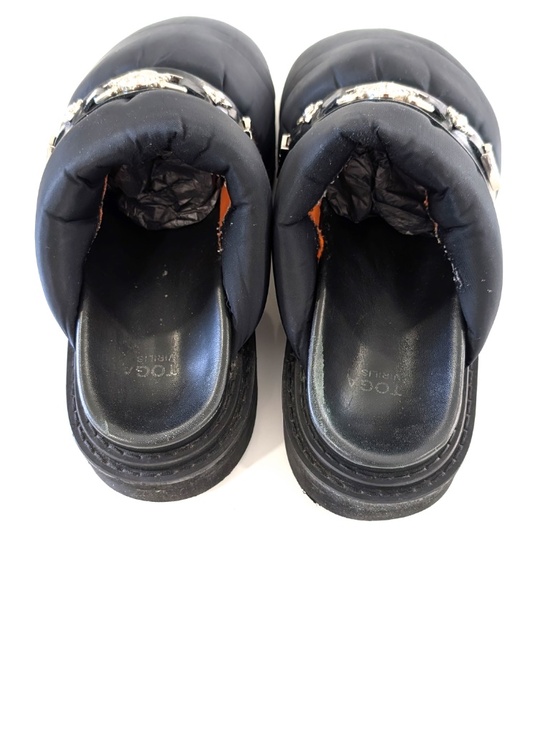 Toga Virilis Black Nylon Mules Mens Size 10 44 Western Hardware Portugal AJ1292 main image 7